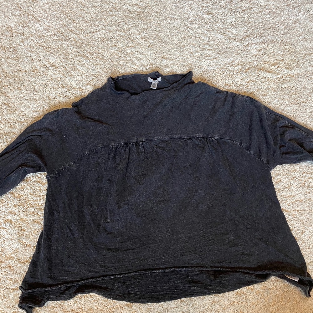 Urban Outfitters High Neck Cropped Blouse